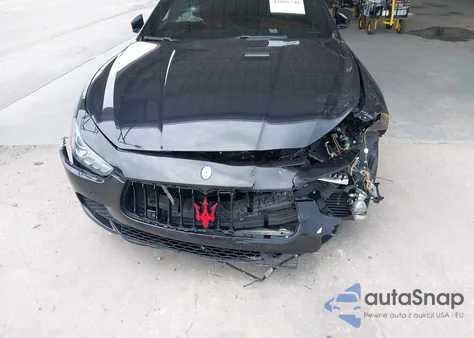 2017 Maserati Ghibli S z USA, uszkodzony, nr VIN ZAM57RSL7H1198901